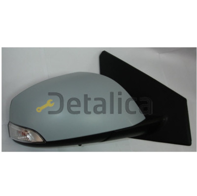 Зеркало правое электрическое с подогревом автоскладывающееся указатель поворота aspherical грунт для Рено Меган от 2010