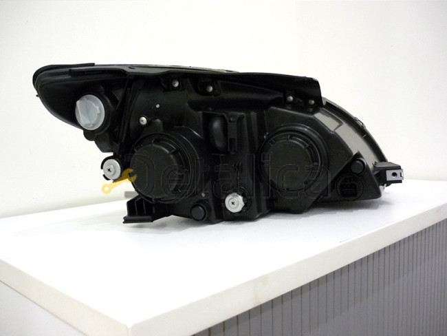 Фара левая под корректор внутри черная для Хендай I30 от 2007 (Depo)