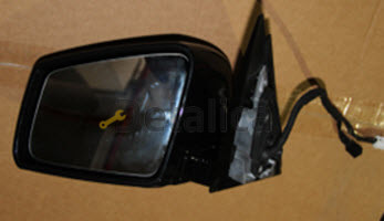 Зеркало для Мерседес W212 левое электр с подогревом, указателем поворота, подсветкой, автосклад, памятью, камерой (aspherical) (Китай)