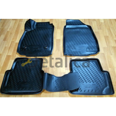 Коврики 3D в салон Chevrolet Cobalt 2013- 4 шт резиновые
