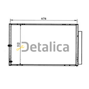 Радиатор кондиционера для Лексус РХ 300 / РХ 330 / РХ 350 Китай