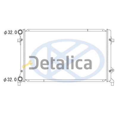 Радиатор охлаждения для Skoda Octavia A5 от 2004 (Koyo) Радиатор охлаждения для Skoda Octavia A5 от 2004 (Koyo)
