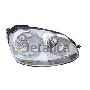 Фара правая с регулятором мотора для Фольксваген Джетта 5 от 2005 (Depo) 