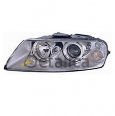 Фара левая с регулятором мотора для Фольксваген Туарег от 2003-2007 (Depo)