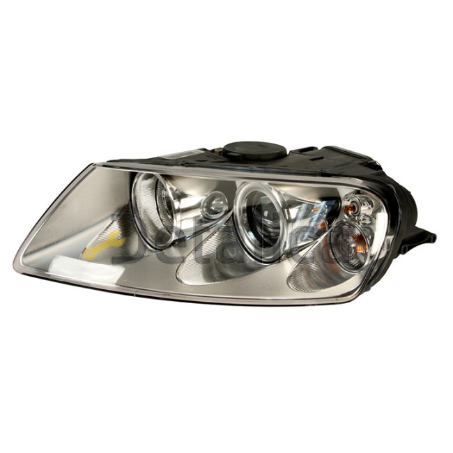 Фара левая с регулятором мотора для Фольксваген Туарег от 2003-2007 (Depo)