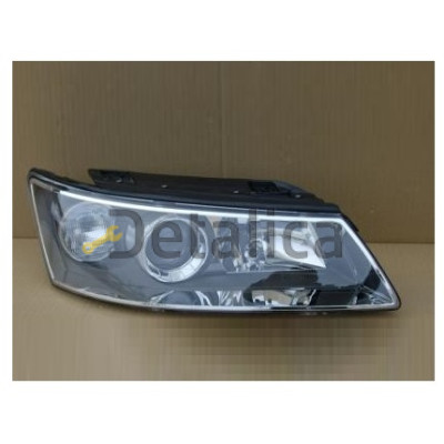 Фара правая с светящимся ободком для Хендай НФ от 2004 (Китай)