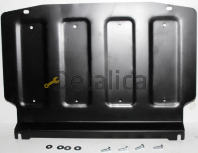 Защита поддона двигателя Митсубиси Pajero IV 2, 3, 3.2, 3.8, сталь