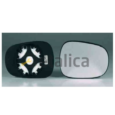 Стекло зеркала правое convex большой для рено логан от 2005