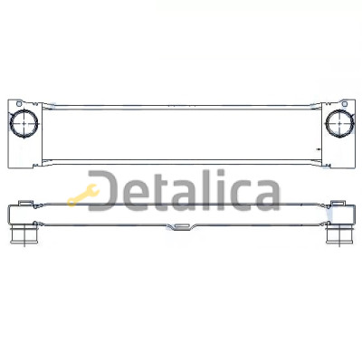 Интеркулер для Мерседес Вито W639 V-Класс 2.0 CDI Termal Тайвань