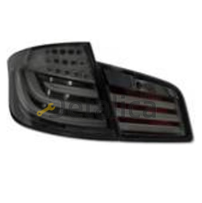 Фонари задние тюнинг-комплект 4 шт диоды тонированные внутри хром-чёрные для BMW F10 5 Series