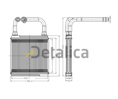 Теплообменник для Мерседес W211 Nissens Дания