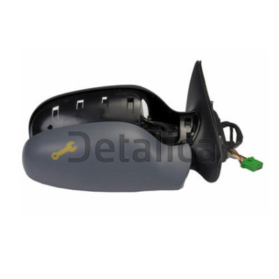 Зеркало правое электрическое с подогревом автоскладывающееся с памятью подсветкой convex грунтованный для Вольво S60 от 2000-2004