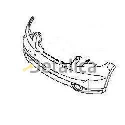 Бампер передний оригинал для инфинити фх35 2006-2008 Бампер передний оригинал для инфинити фх35 2006-2008