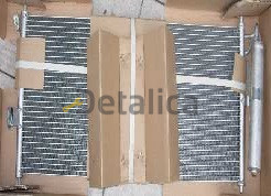 Радиатор кондиционера для Ниссан Альмера G15 с осушителем