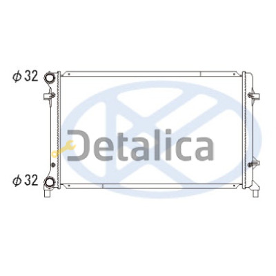 Радиатор охлаждения для Шкода Октавия А5 от 2004 (Koyo) Радиатор охлаждения для Шкода Октавия А5 от 2004 (Koyo)