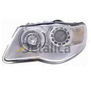 Фара левая с регулятором мотора для Фольксваген Туарег от 2008-2009 (Depo)