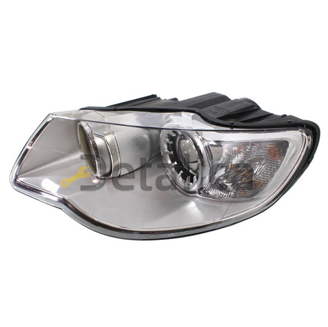 Фара левая с регулятором мотора для Фольксваген Туарег от 2008-2009 (Depo)