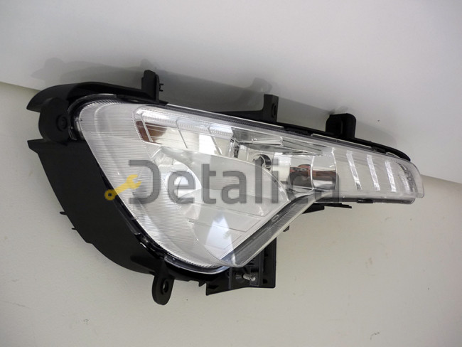 Фара противотуманная правая с подсветкой поворотов для Киа Спортейдж 3 от 2010 (Depo)