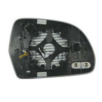 Стекло зеркала правое с подогревом для Ауди А5 от 2007 (Тайвань) convex