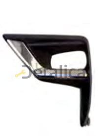 Решетка бампера для PRADO передн лев с хром молдинг (Китай)