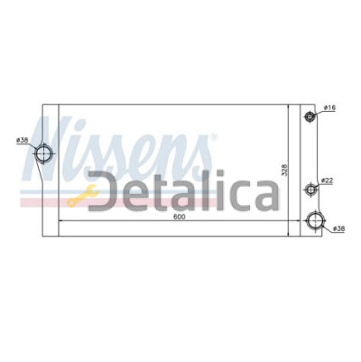 Радиатор охлаждения для BMW F10 5 Series Nissens