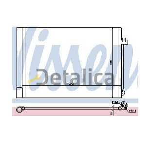 Радиатор кондиционера для BMW E70 X5 NISSENS от 2007
