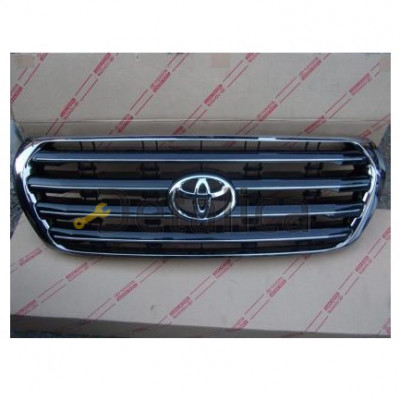 Решетка радиатора оригинал хром для тойота лэнд крузер 200 от 2008