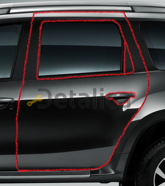 Дверь задняя левая для Ниссан Террано D10 оригинал