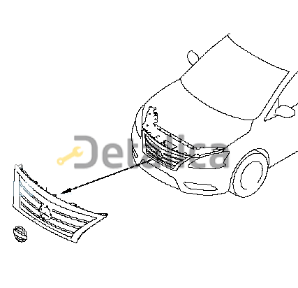 Решётка радиатора для Ниссан Сентра В17 Китай