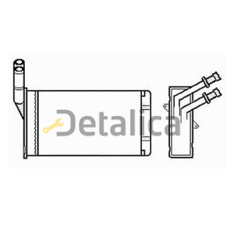 Радиатор отопителя для Пежо Партнер