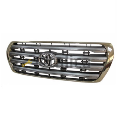 Решетка радиатора с золот молдинг хром-серый для тойота лэнд крузер200 от 2008