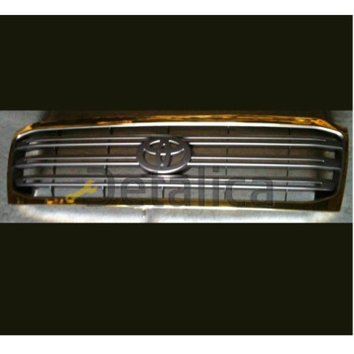 Решетка радиатора оригинал хром-серый для Тойота Ленд Крузер 100 от 2002