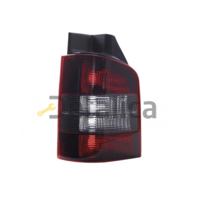 Фонарь задний внешний левый красный белый , тонир для Фольксваген Транпортер Т5 от 2003-2009 (Depo)