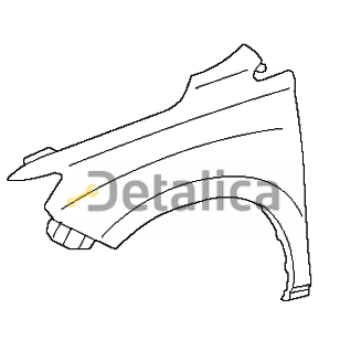 Крыло переднее левое для лексус RX270 RX350 RX450h от 2009