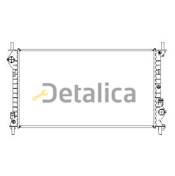 Радиатор охлаждения для Форд Транзит Коннект от 2002 Nissens Дания