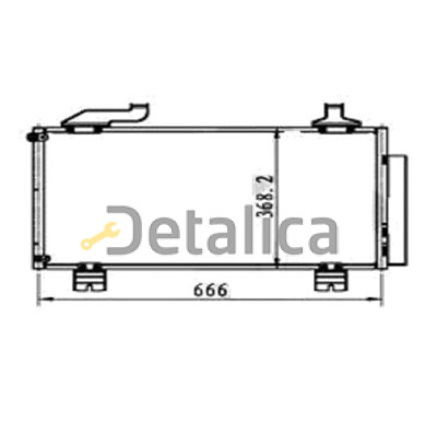 Радиатор кондиционера для Хонда Аккорд 8 Китай