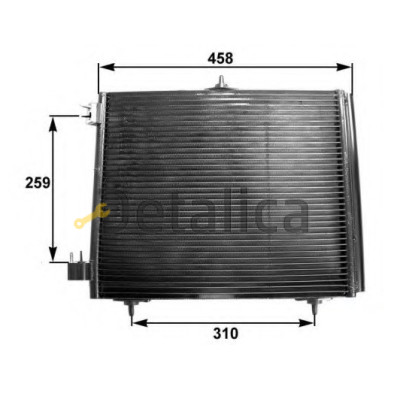Радиатор кондиционера для Ситроен С2 Китай