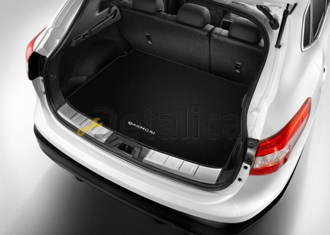 Накладка на порог багажника для Ниссан Кашкай J11E алюм