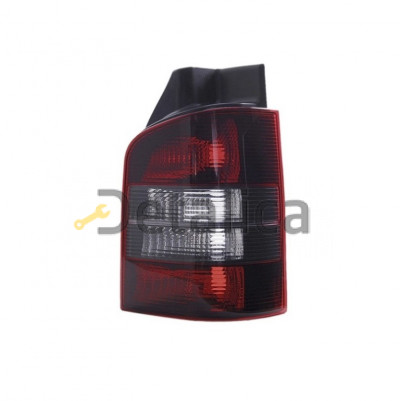 Фонарь задний внешний правый красный белый , тонир для Фольксваген Транпортер Т5 от 2003-2009 (Depo)