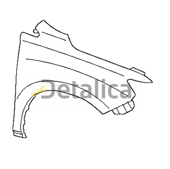 Крыло переднее правое для лексус RX270 RX350 RX450h от 2009