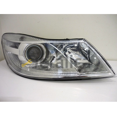 Фара правая с рег мотора для Шкода Октавия 2008-2012 (Депо)