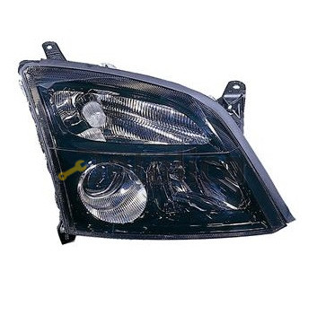 Фара правая для Опель Вектра С внутри чёрная