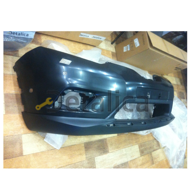 Бампер передний для Ниссан Х-Трейл Т32 оригинал под датчики 6 шт ( слепых зон ) под омыватель фар