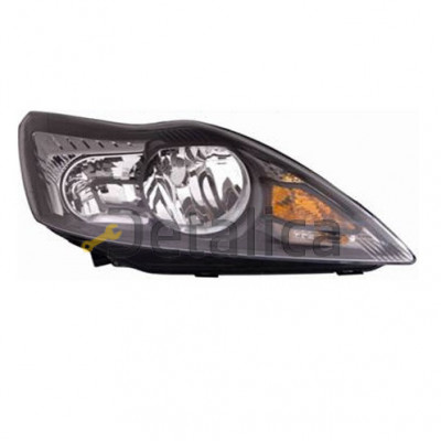 Фара правая (с регулятором мотора) внутри чёрная для Форд Фокус 2 рестайл