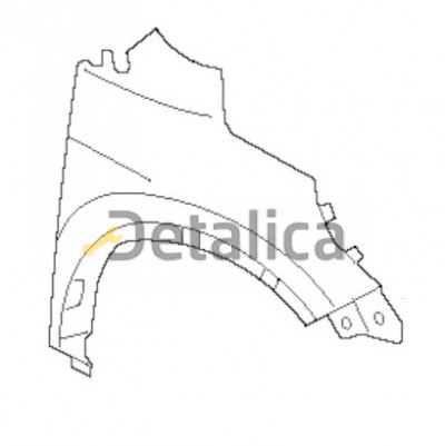 Крыло переднее правое для Хонда СРВ 4