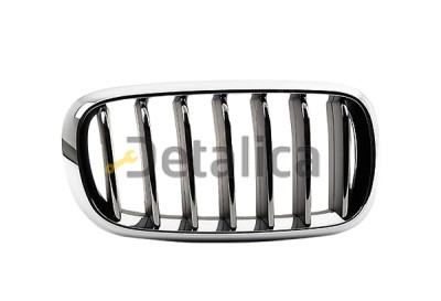 BMW X5 (Luxury) решетка радиатора прав хром черн (Тайвань)