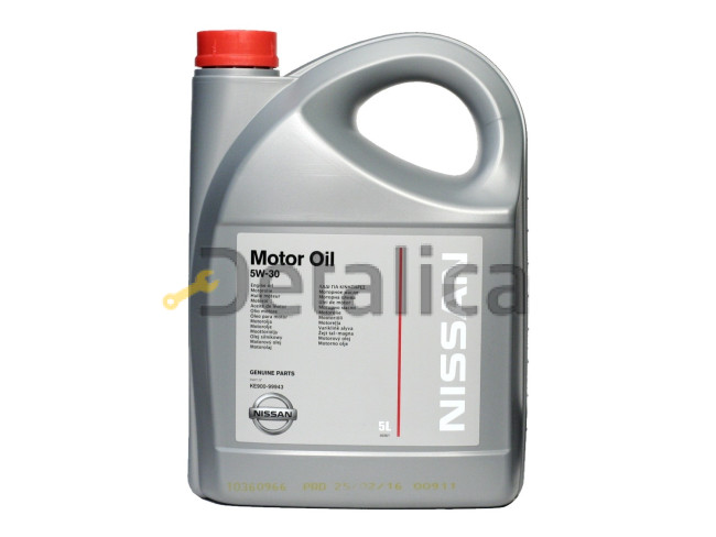 Масло моторное 5W30 5л для Ниссан для дизеля
