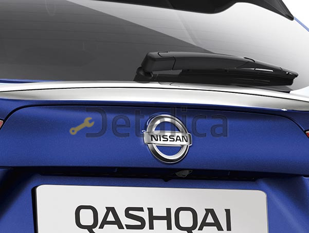 Молдинг 5-й двери на стекло хром для Ниссан Кашкай J11E