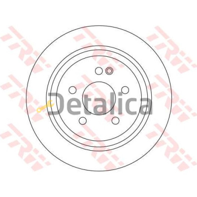 Диски тормозные задние для Мерседес W639 TRW USA