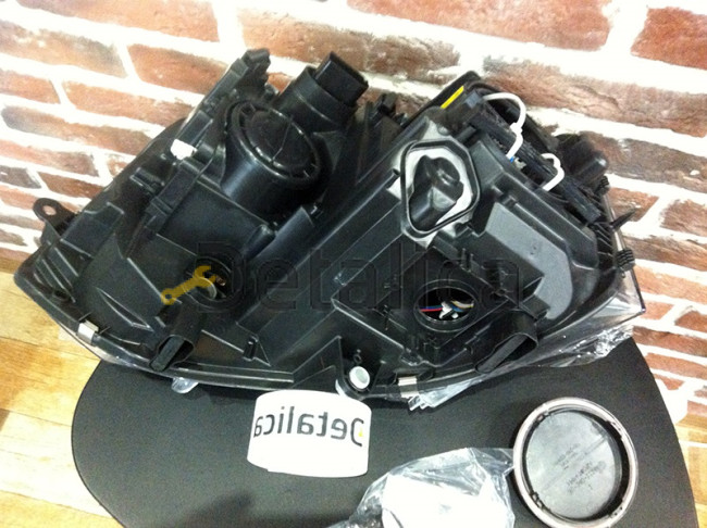 Фара правая с регулятором мотора диод Drl (ход. огни) для Фольксваген Транспортер Т5 от 2010 (Depo) ксенон DS3